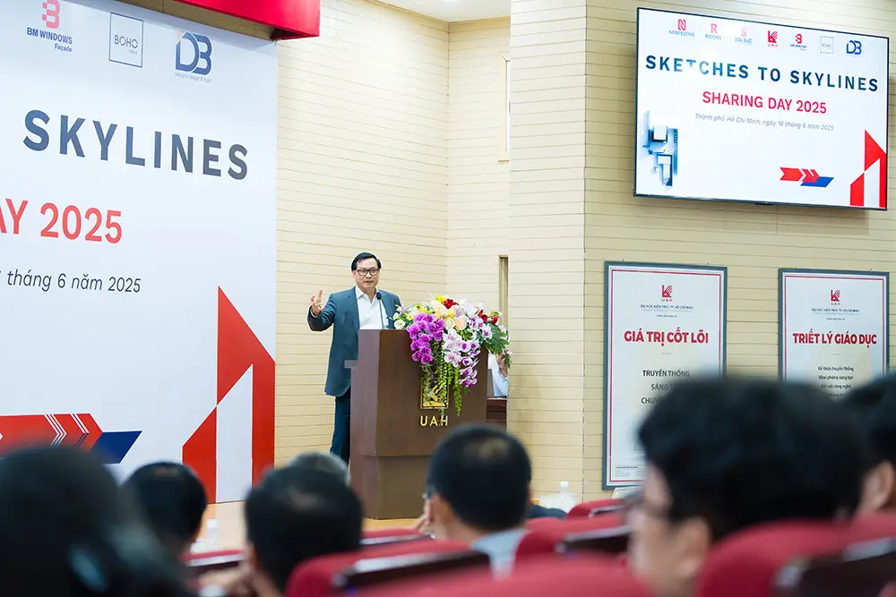 Sketches To Skylines – Buổi Chia Sẻ Truyền Cảm Hứng Của Ban Lãnh Đạo Hệ Sinh Thái Tại Đại Học Kiến Trúc Tp.HCM