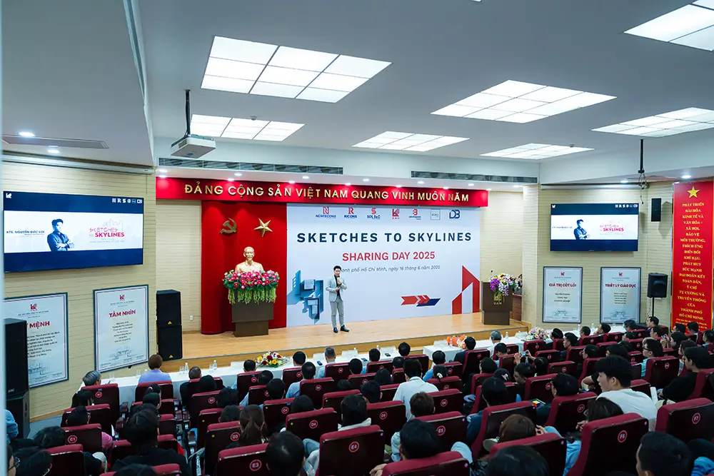  Sketches To Skylines – Buổi Chia Sẻ Truyền Cảm Hứng Của Ban Lãnh Đạo Hệ Sinh Thái Tại Đại Học Kiến Trúc Tp.HCM